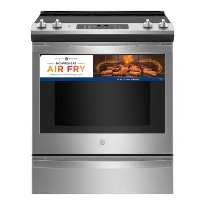 The Best Slide-In Electric Range Option: GE 30" Slide-In Electric Convection Range