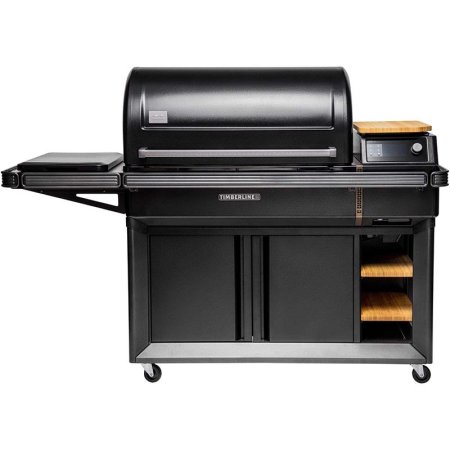  The Traeger Timberline XL Wi-Fi Wood Pellet Grill on a white background.