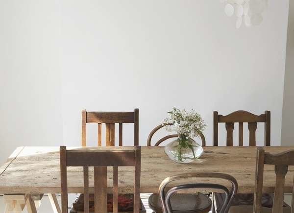 Farmhouse Table in Dining Room