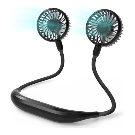  The Comlife Portable Neck Fan on a white background.