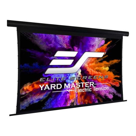  The Best Outdoor Projector Screen Option: Elite Screens Yard Master Electric Tension Screen