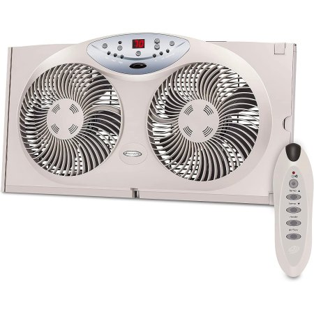  The Best Fans Option: Bionaire Remote Control Twin Window Fan