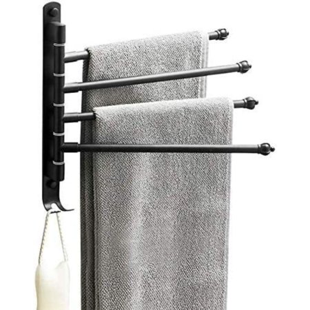  The Best Outdoor Towel Racks Option: Lonffery 4-Arm Outdoor Towel Rack