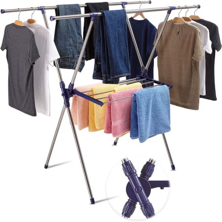  The Best Outdoor Towel Racks Option: SmartSome Clothes Drying Rack