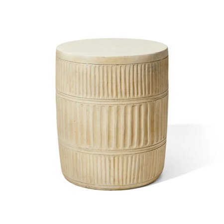  The Best Gardening Stools Option: Joss & Main Oakley 18.5-Inch Concrete Garden Stool