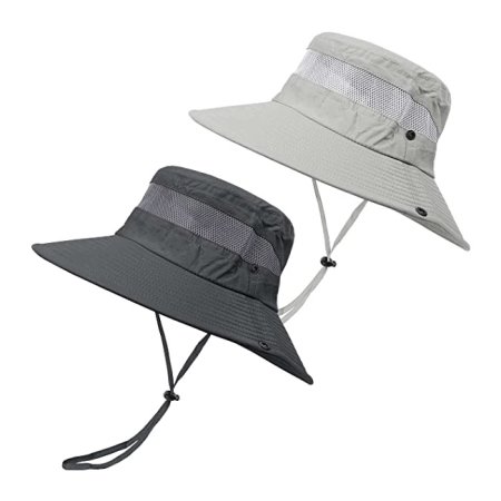  The Best Gardening Hats Option: LCZTN 2-Pack Boonie Sun Hat