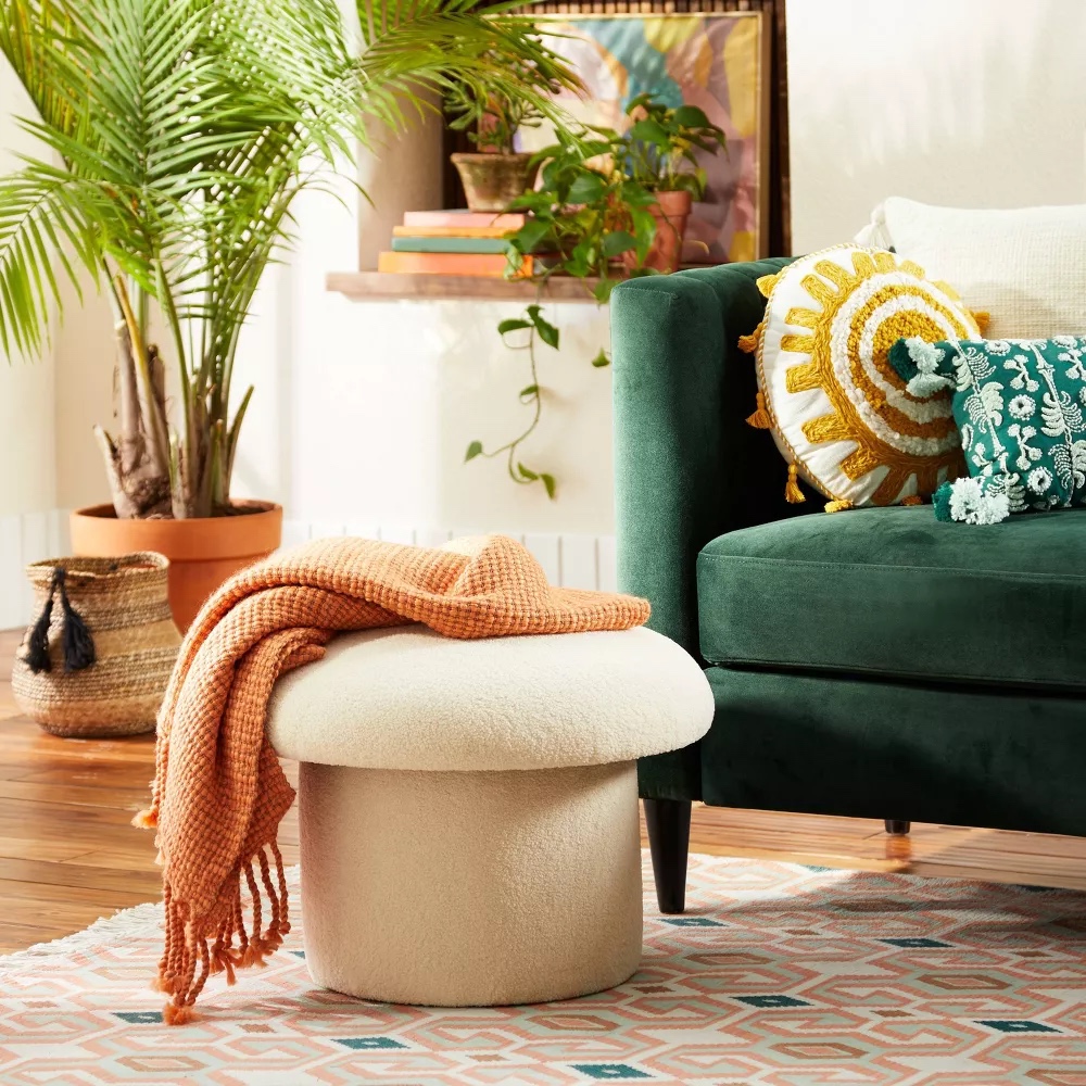 Mushroom stool in living room