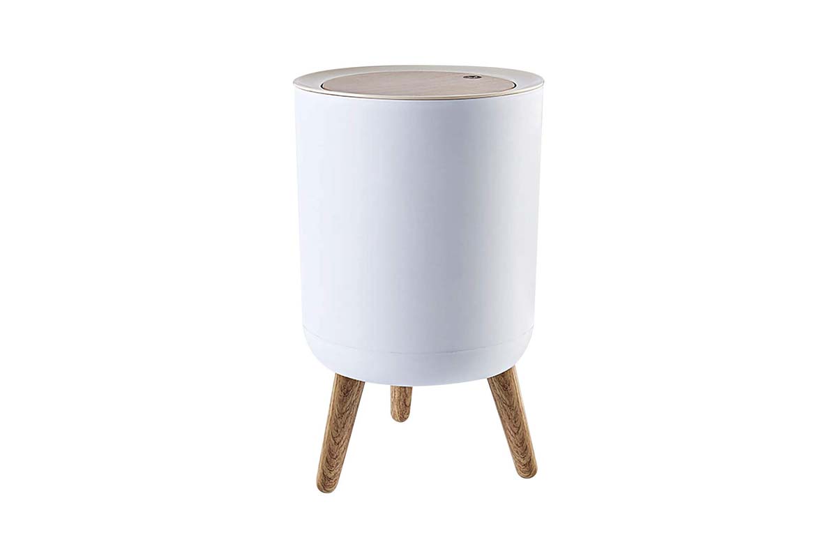 The Best Trash Can Option WanWanka Modern Wastebasket