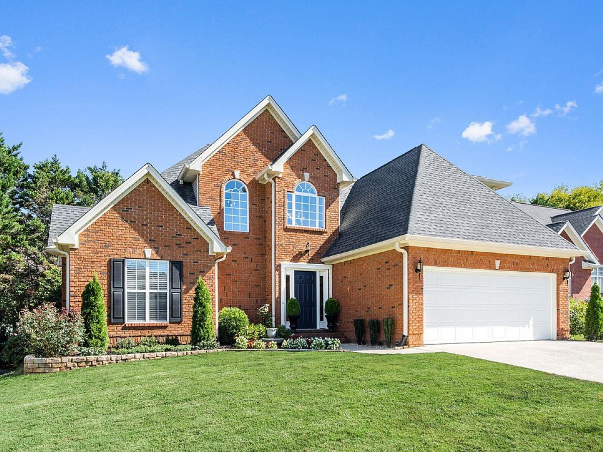 traditional brick home