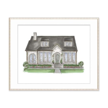  Best Housewarming Gifts Option elliedawndesigns Custom House Drawing