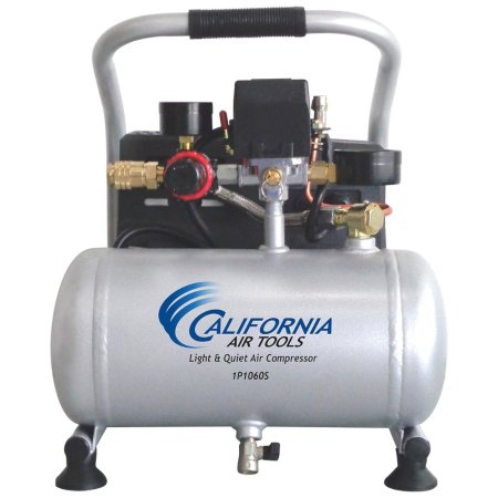  The California Air Tools 1P1060S ⅗ HP Air Compressor on a white background.