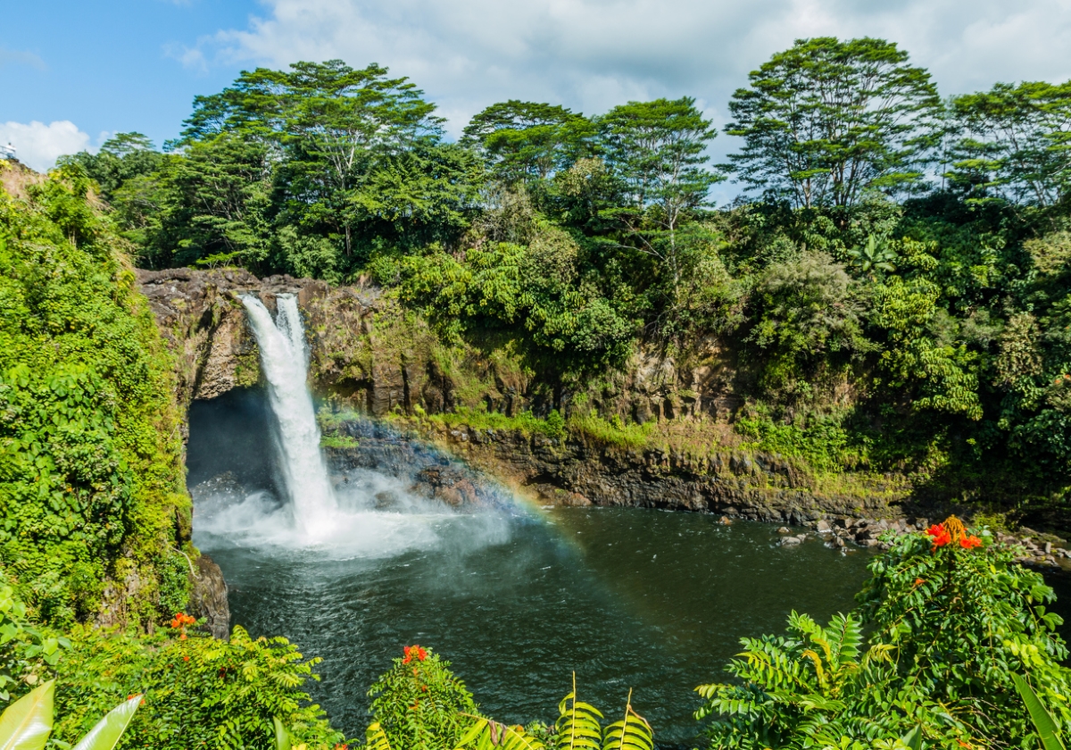 Large waterfall