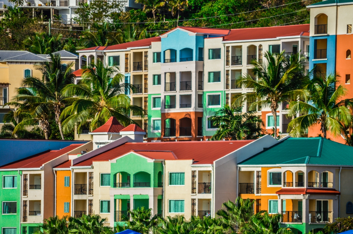 Colorful buildings