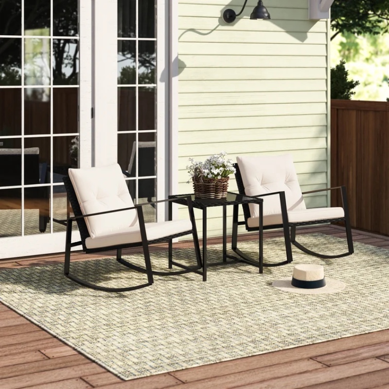 The Best Cheap Outdoor Patio Furniture Option: Rosalind Wheeler Kinzie Bistro Set