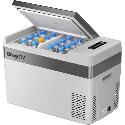 The Best Electric Coolers Option: BougeRV 12V 30-Quart Portable Fridge