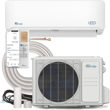  Senville LETO 24,000 BTU Mini Split Air Conditioner on white background