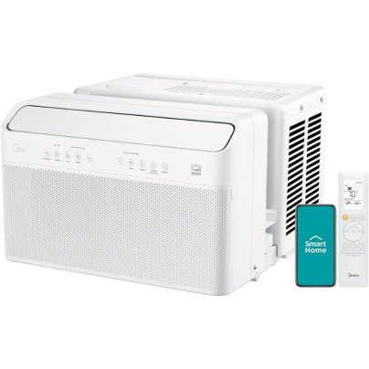 Midea 12,000 BTU U-Shaped Air Conditioner on white background