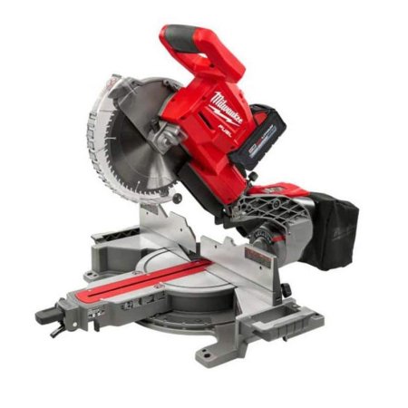  Milwaukee M18 FUEL 10-in. Sliding Compound Miter Saw on white background