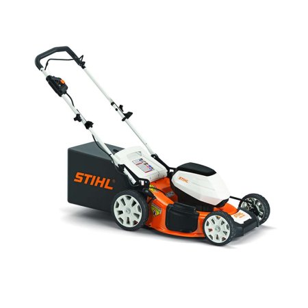  The Stihl RMA 460 19-Inch Lawn Mower on a white background.