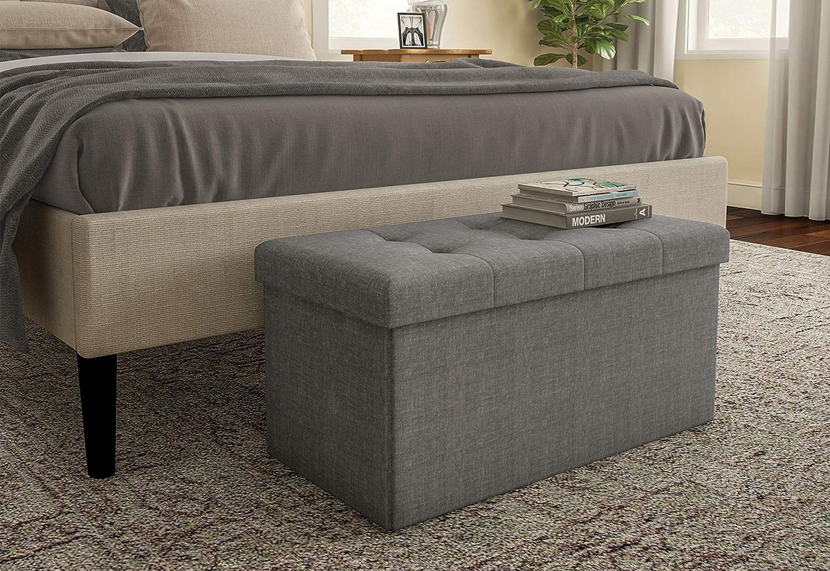 The Best Storage Ottoman Option Lavish Home Bench Ottoman