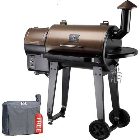  The Z Grills ZPG-450A Wood Pellet Grill & Smoker on a white background.