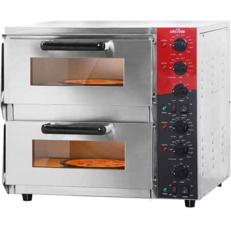  The Best Electric Pizza Ovens Option: Crosson Commercial Double Deck Electric Pizza Oven