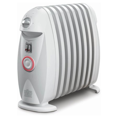  The DeLonghi Bathroom Safe 1200W Radiant Heater on a white background.