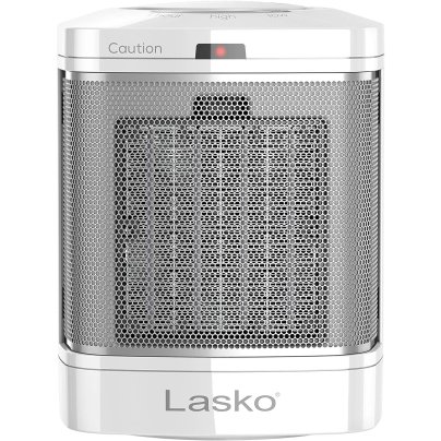 The Lasko 1500W Bathroom Space Heater on a white background.