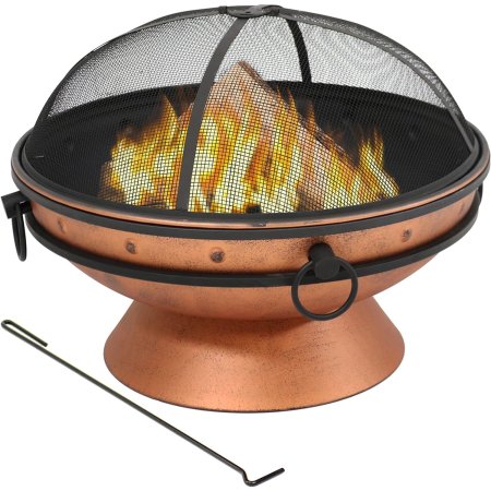  The Best Copper Fire Pits Option: Sunnydaze 30-Inch Royal Cauldron Fire Pit