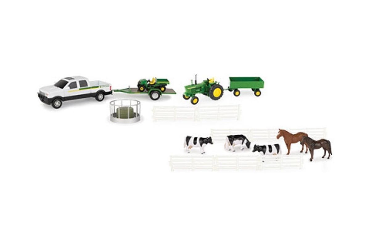 Kids Gift Guide Option Tomy John Deere Vehicle Toy Set