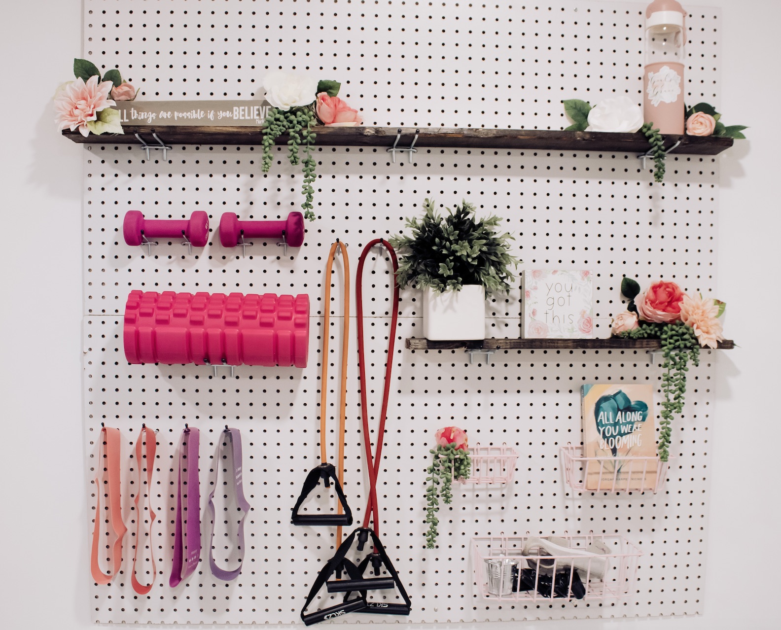 Fitness Pegboard