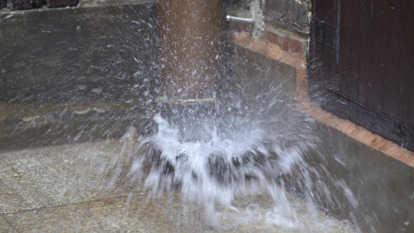 water seeping through basement floor