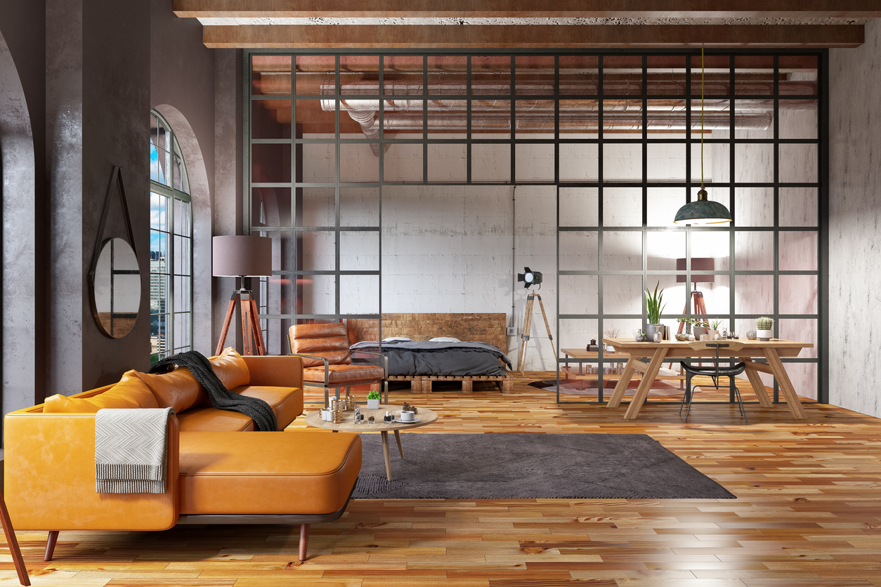 Loft style home with an exposed ceiling