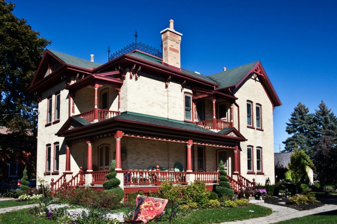 Beautifully restored historic home from outside