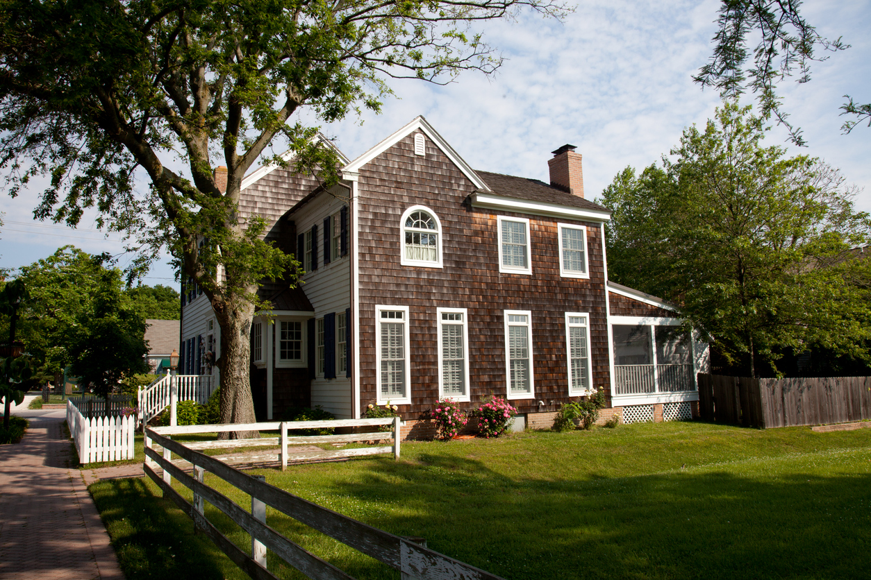 Residential property located in the historic section of Lewes, Delaware.