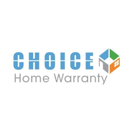  Les mots 'choice home warranty&#039 ; sont écrits en bleu et en gris à côté du logo multicolore de la société&#039 ; sur un fond blanc.