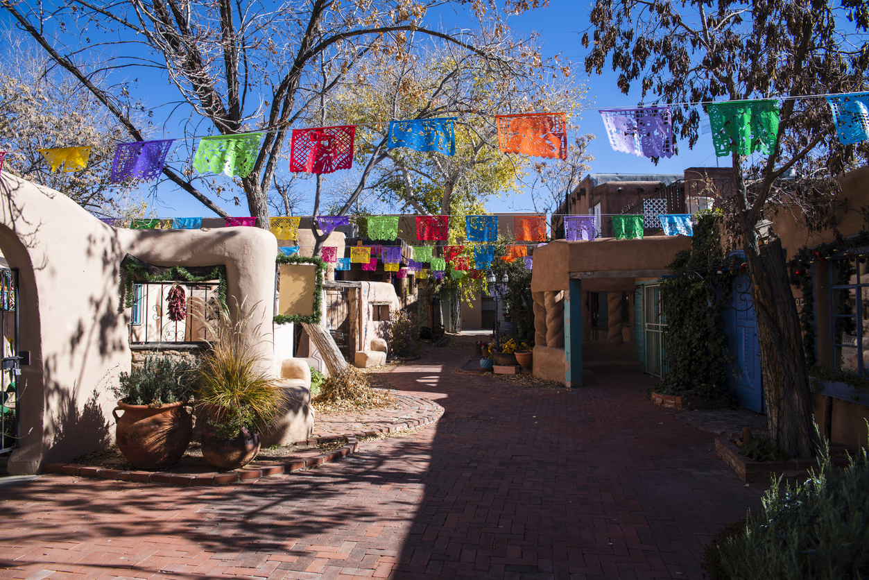 The historic district of Albuquerque, New Mexico, USA