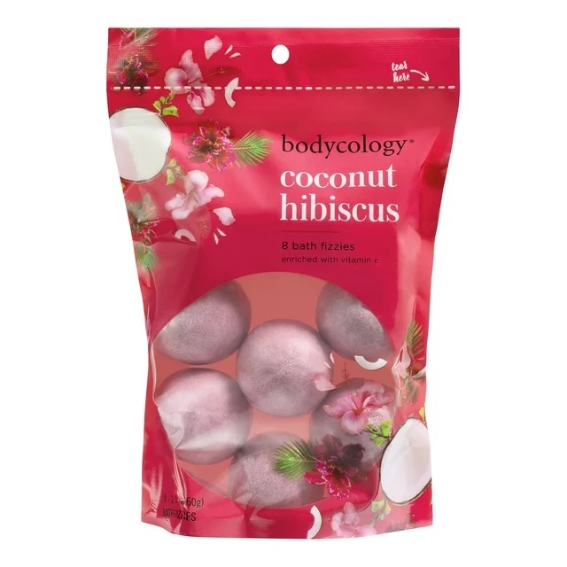 Bodycology Bath Fizzies, Coconut Hibiscus, 2.1