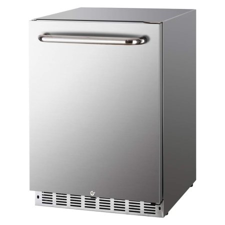  The HCK 5.12 Cu. Ft. Outdoor Undercounter Beverage Fridge on a white background.