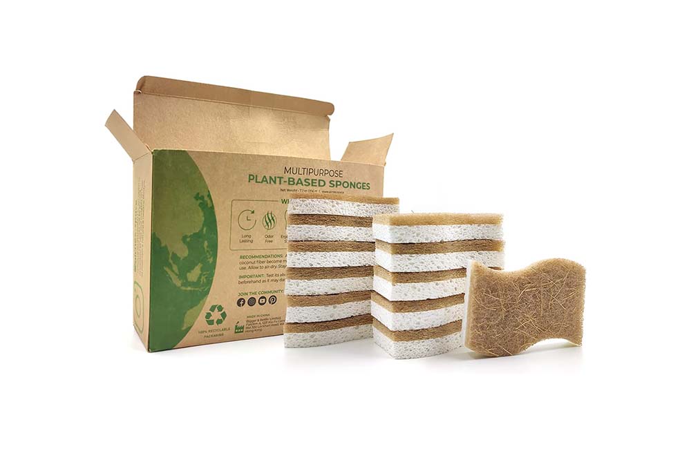 La meilleure option de produit compostable Eponge de cuisine naturelle Airnex