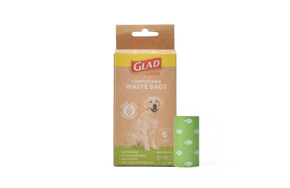 La meilleure option de produit compostable Glad for Pets Compostable Waste Bags (sacs à déchets compostables)