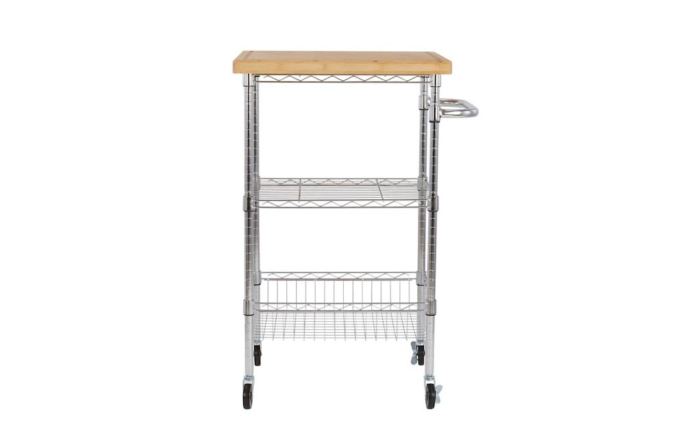 The Best Gifts You Can Pick Up at Lowes Option Style Selections Rolling Kitchen Cart