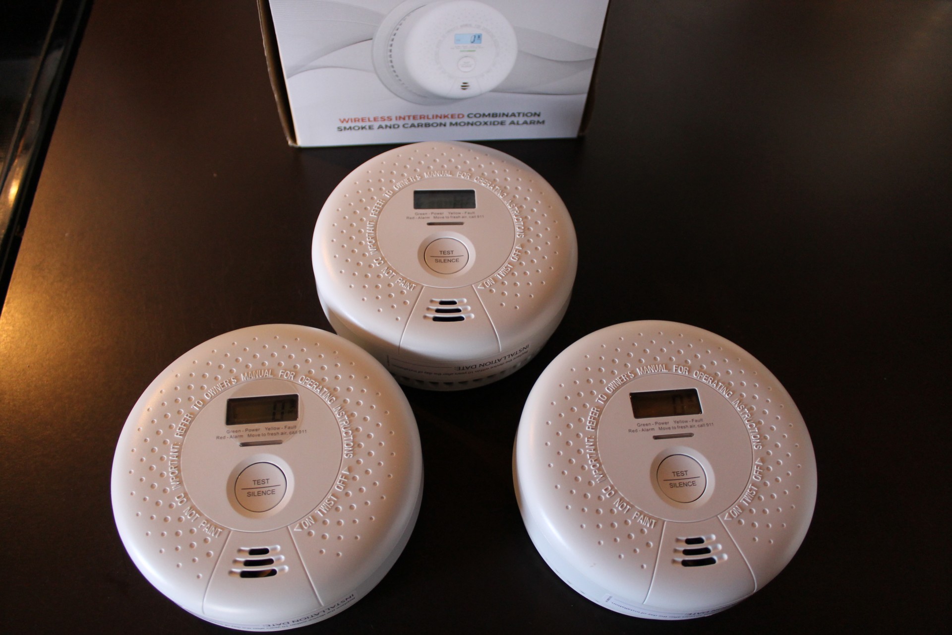 X-Sense Interconnected Smoke Detectors Digital Display 