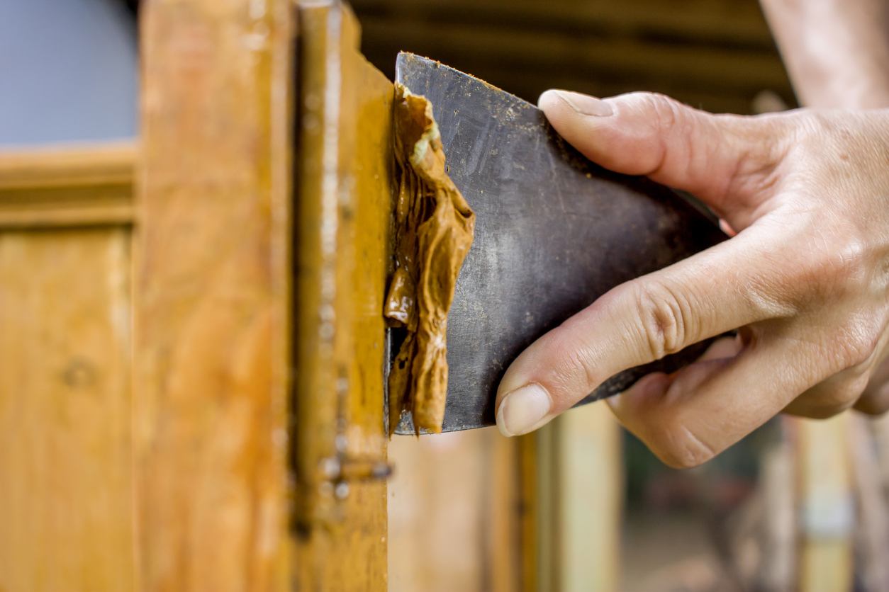 removing paint from old furniture