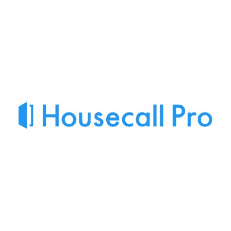  The door-shaped Housecall Pro logo and the company's name appear in blue against a white background.