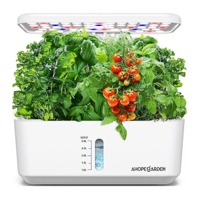 The Best Hydroponic System Option Ahopegarden 10-Pod Aeroponics Growing Kit