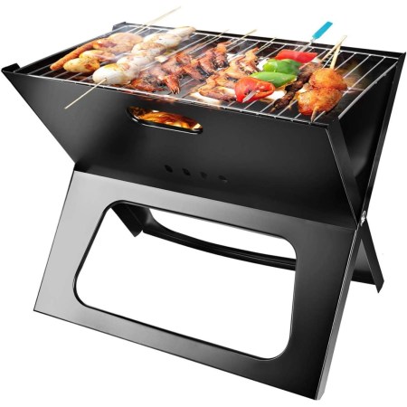  Moclever Portable Charcoal Grill on a white background