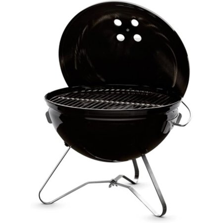  Weber 14-Inch Smokey Joe Charcoal Grill on a white background