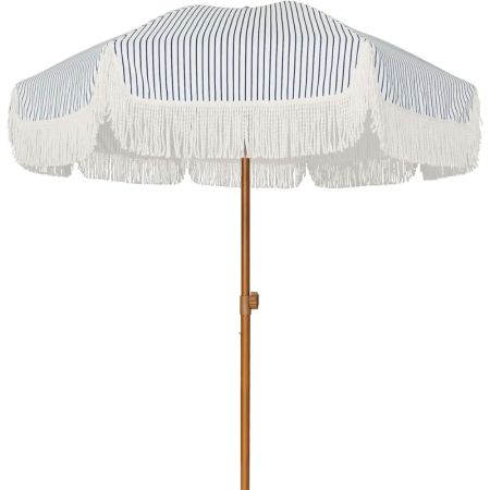  Ammsun 7-Foot Patio Umbrella With Fringe on a white background