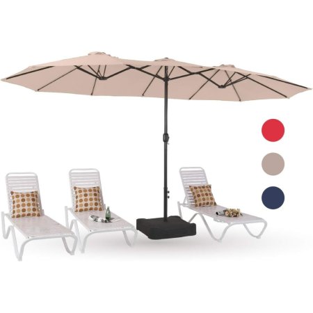  Abba Patio 7.5-Foot Market Umbrella on a white background